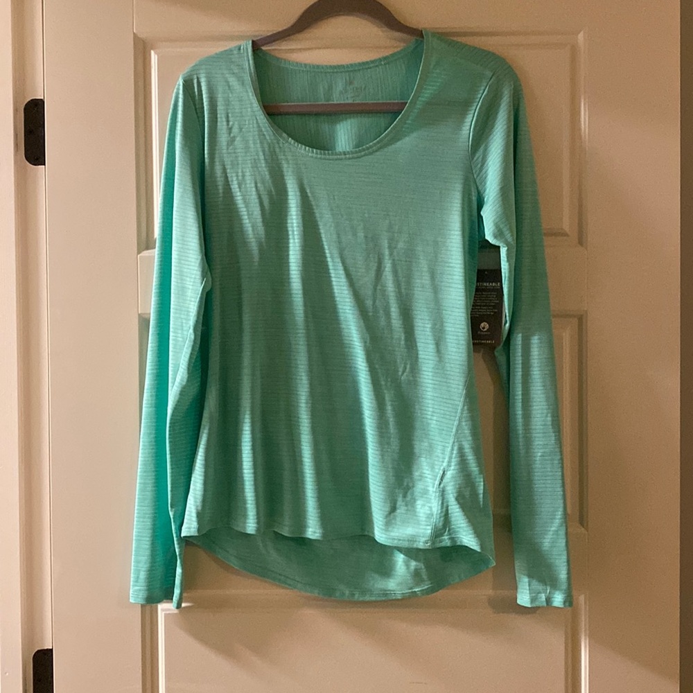 Athleta Shadow Stripe Chi Top NWT